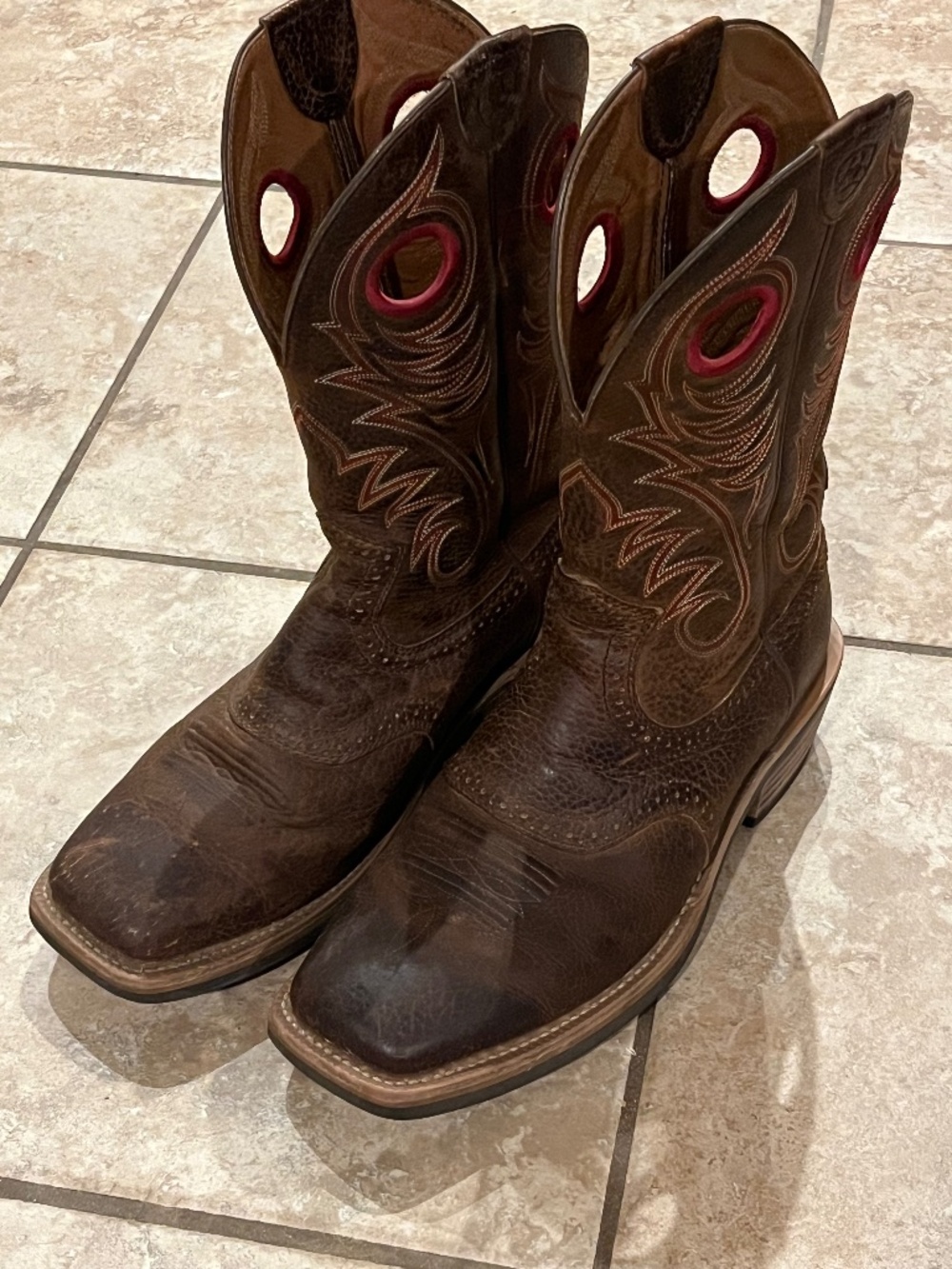 Ariat Square Toe Western Boots